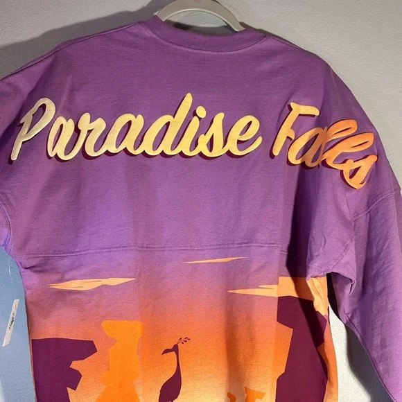 Disney Pixar 'Up' Adult Long Sleeve Spirit Jersey Tee NWT - Picture 6 of 6